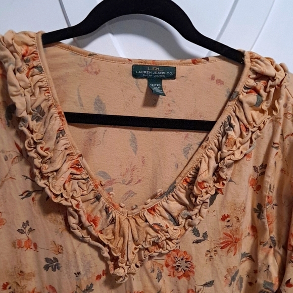 LRL Lauren Jean Co 1X top - Picture 2 of 3